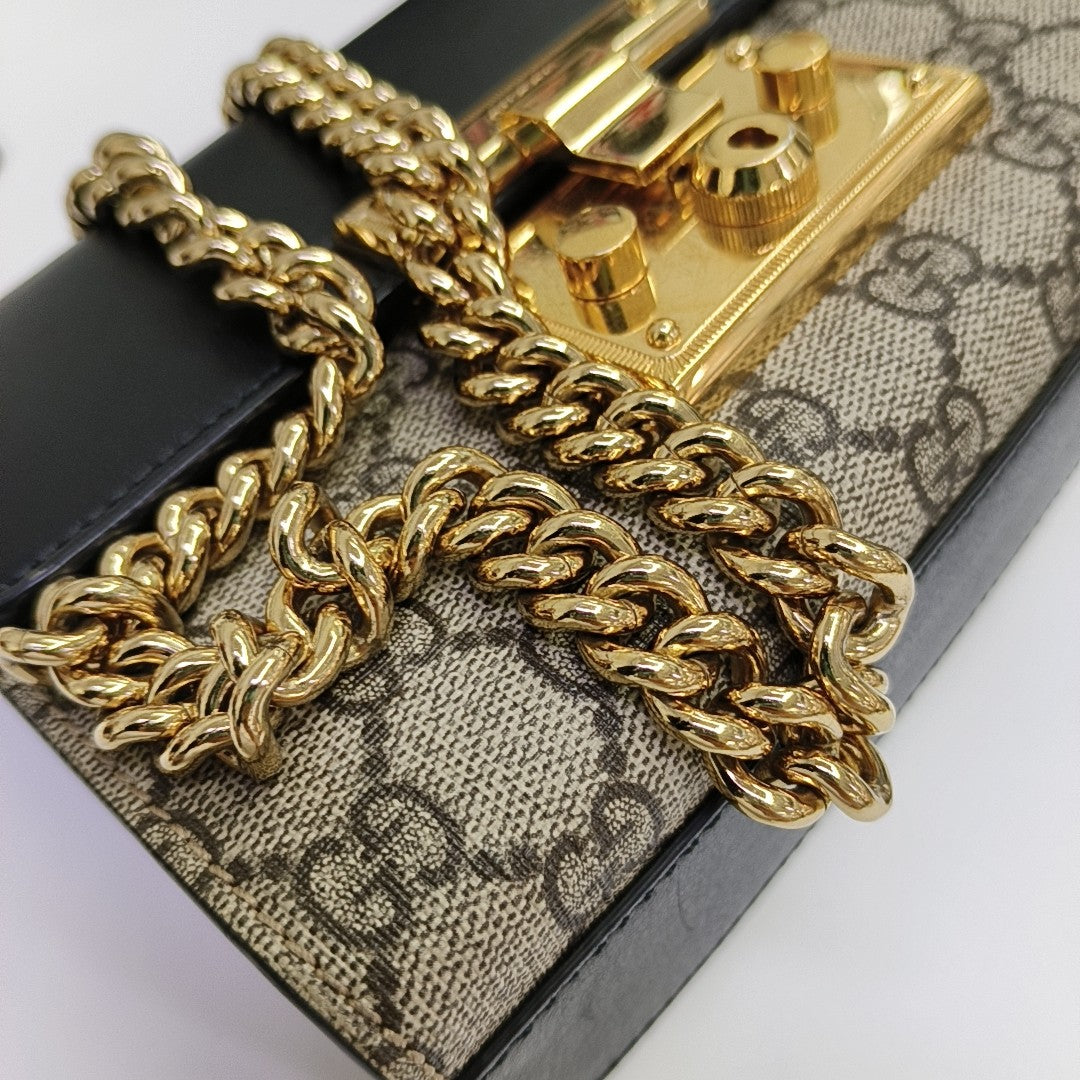 Padlock Small Monogram Coated Canvas Multicolor