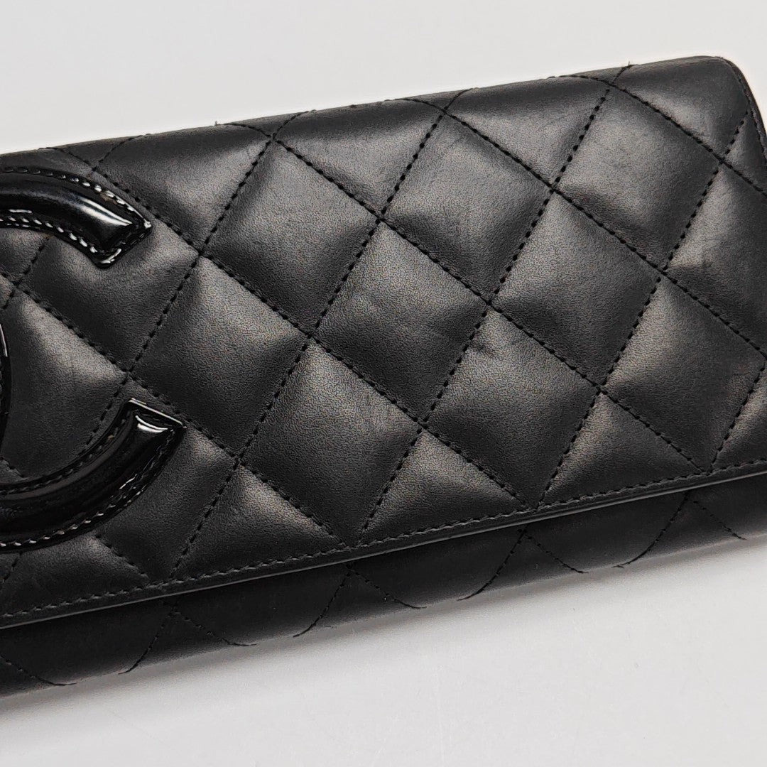 CAMBON Mini Quilted Calfskin Black
