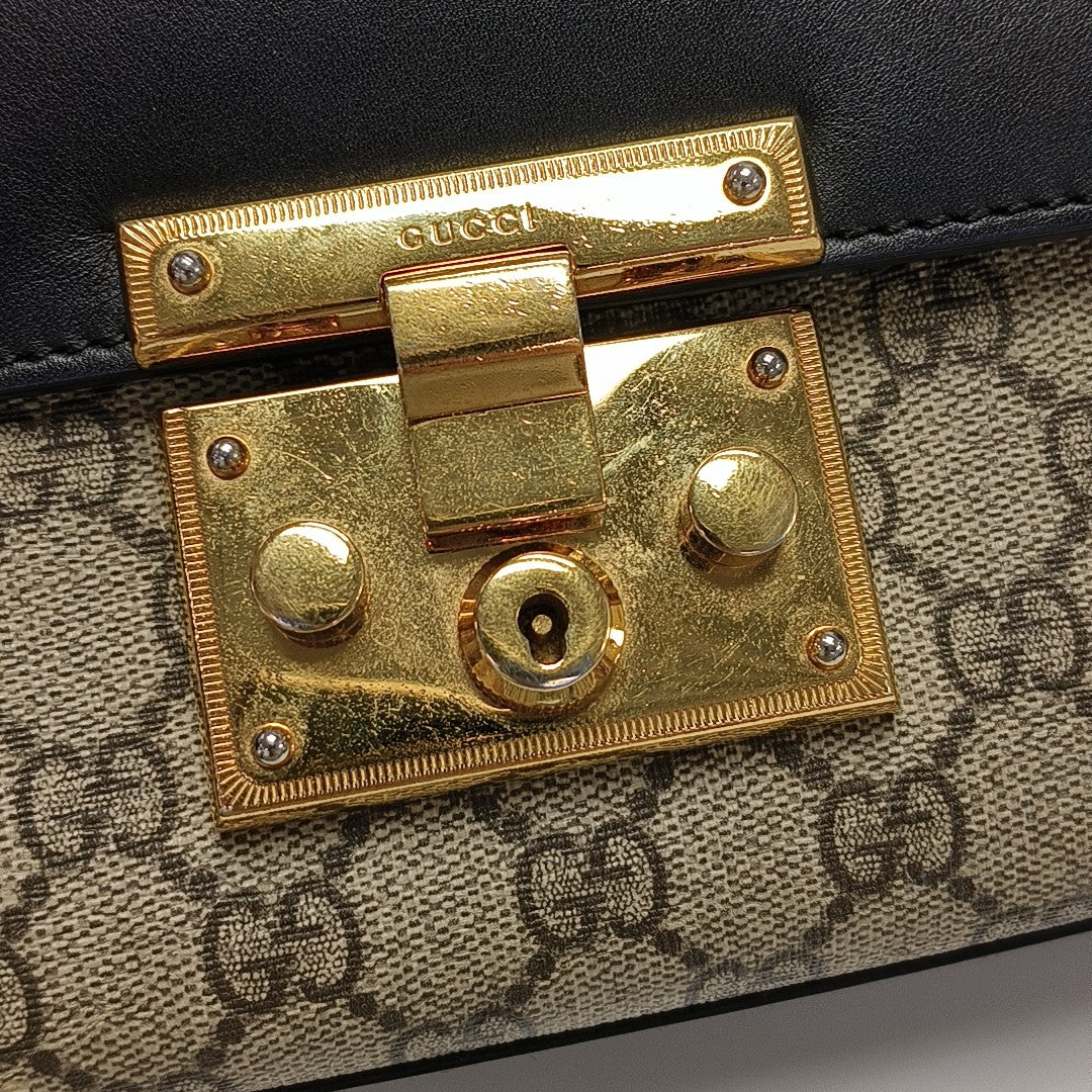 Padlock Small Monogram Coated Canvas Multicolor