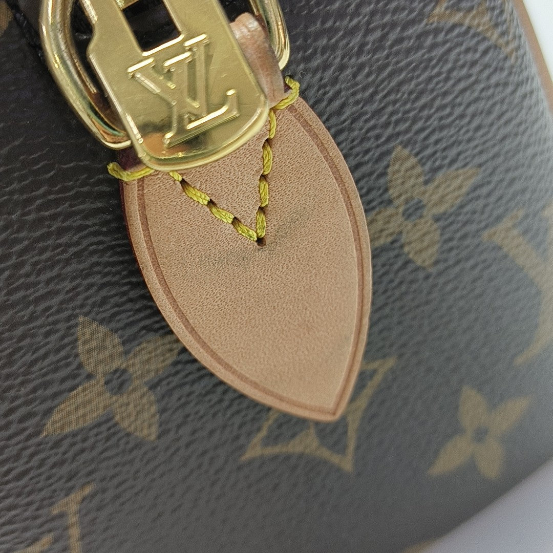 SPEEDY 20 Monogram Coated Canvas Brown