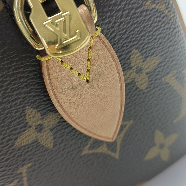 SPEEDY 20 Monogram Coated Canvas Brown