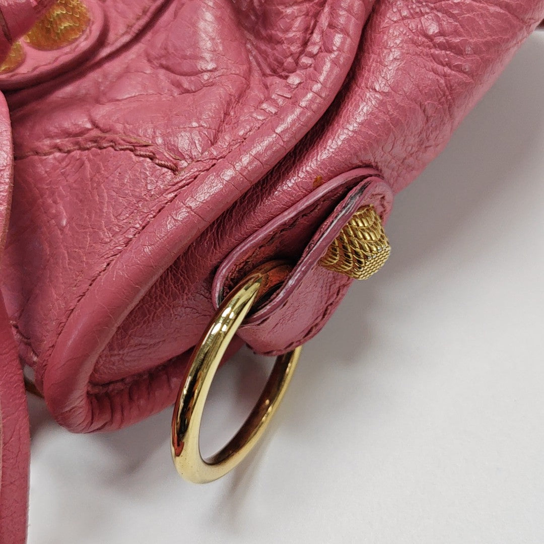 Classic City Mini Lambskin Red
