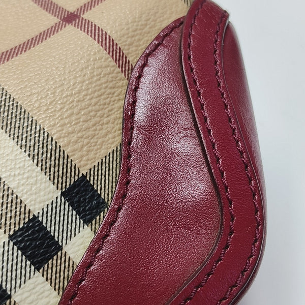 Coated Canvas Shoulder Bag Beige