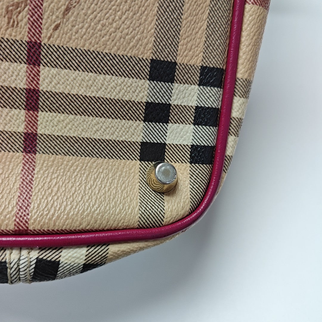 Nova Check Coated Canvas Brown