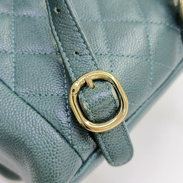 DUMA Quilted Calfskin Green