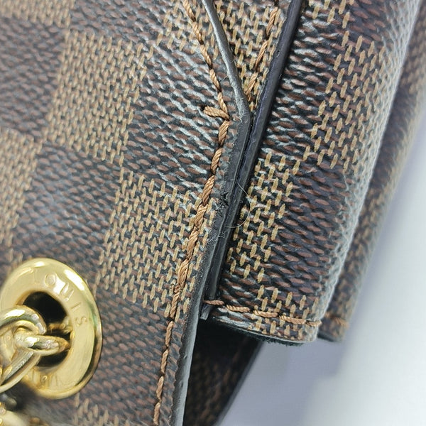VAVIN PM Damier Ebene Coated Canvas Brown
