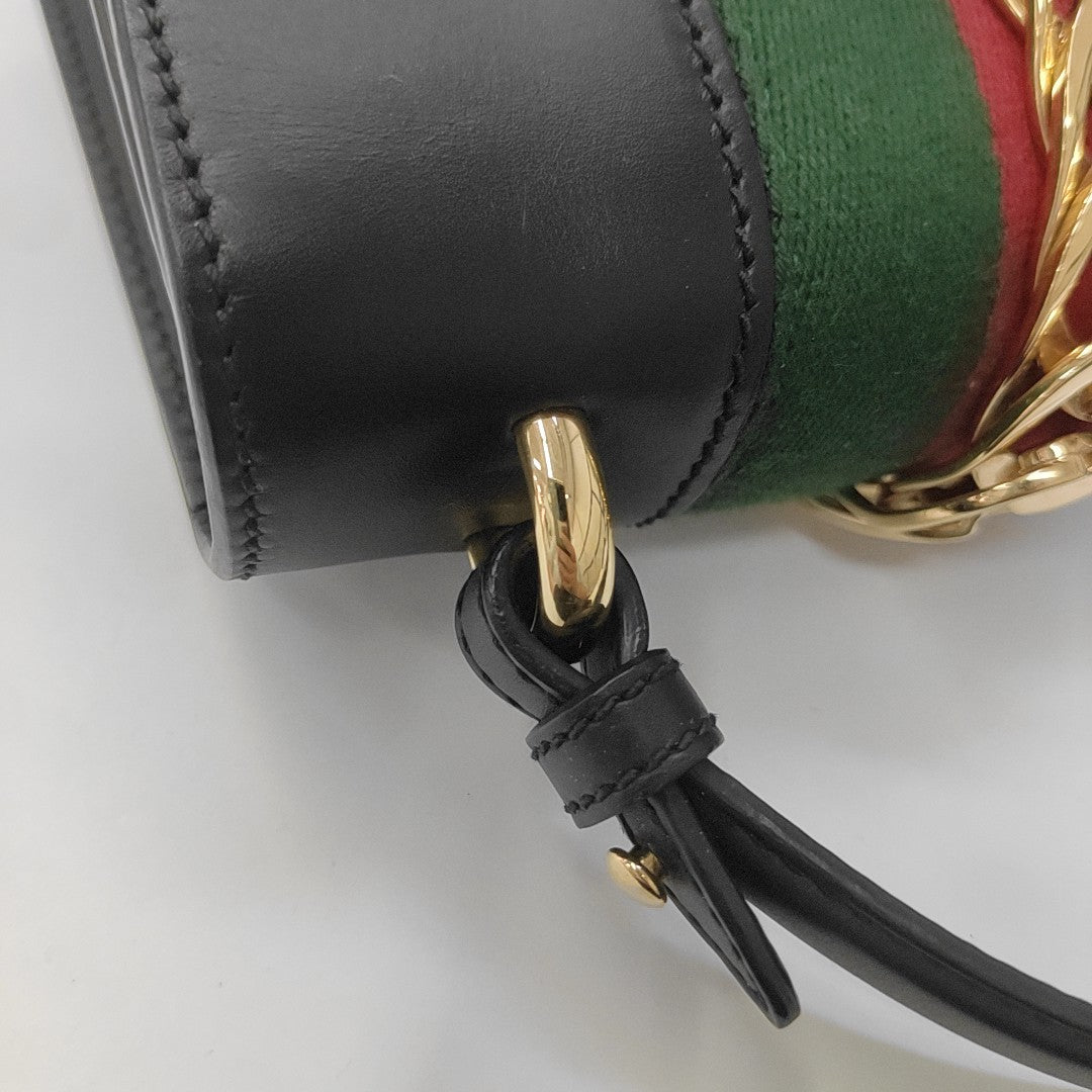 Sylvie Mini Calfskin Black