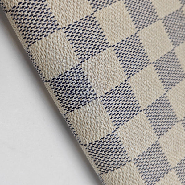 SARAH Damier Azur Coated Canvas White Wallet