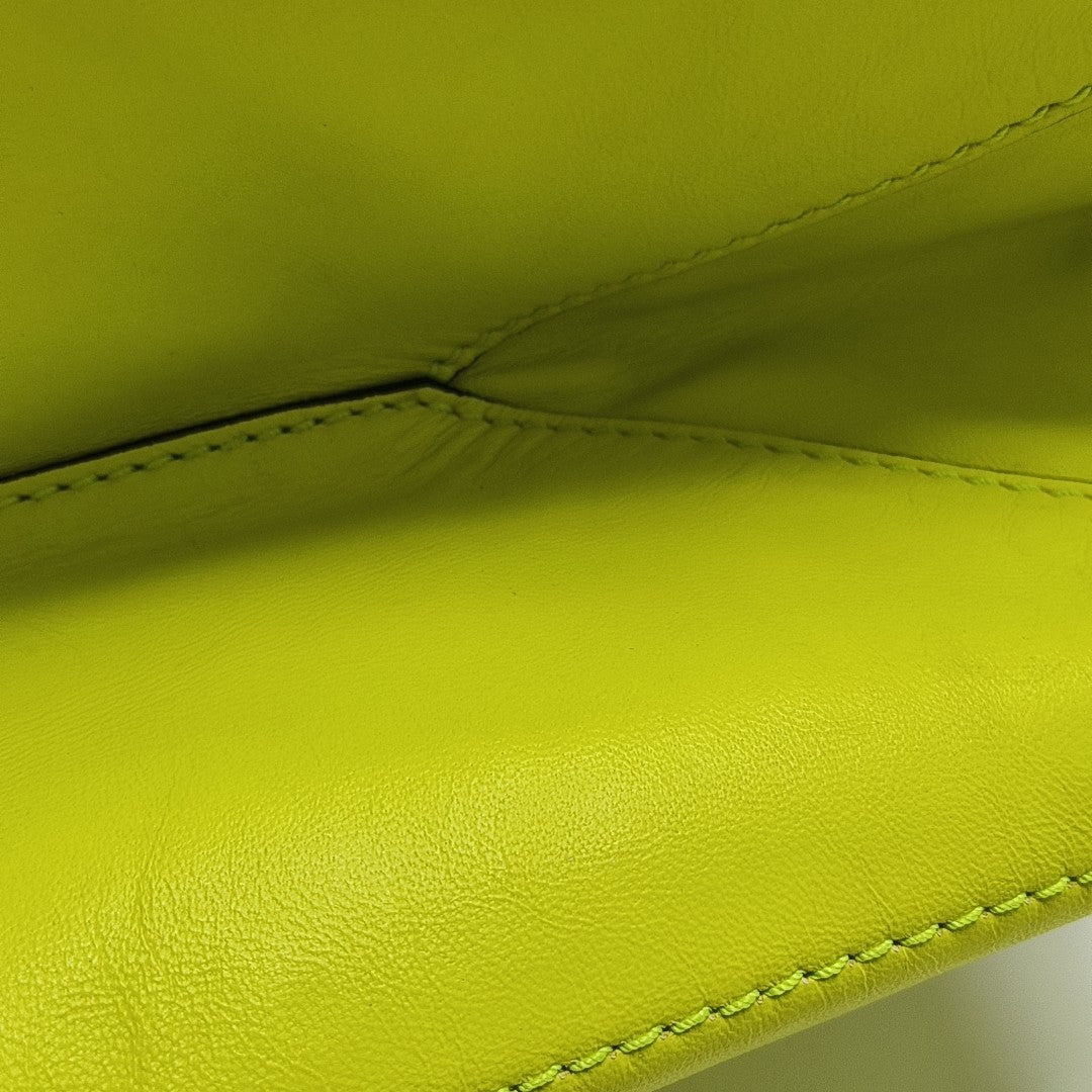 Rockstud Calfskin Yellow