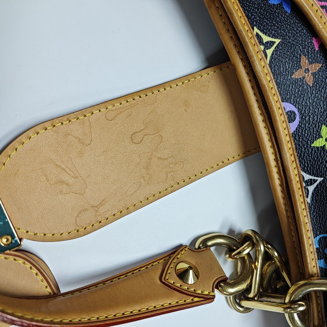 LV × TM ANNIE Monogram Coated Canvas Black