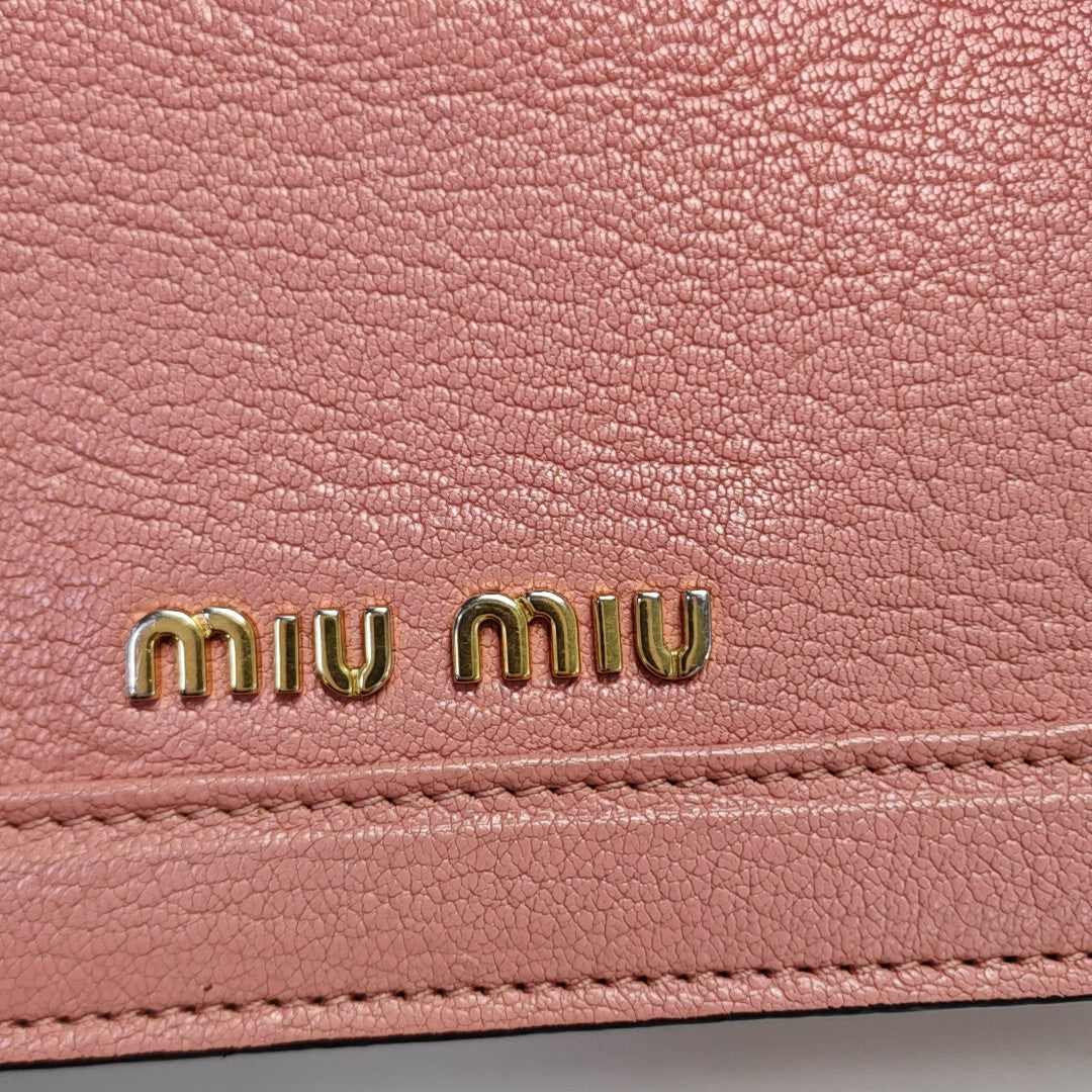 Miu Confidential Lambskin Pink