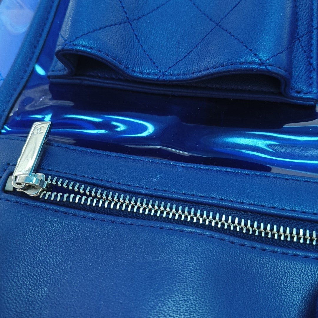 COCO SPLASH Quilted Plastic Blue