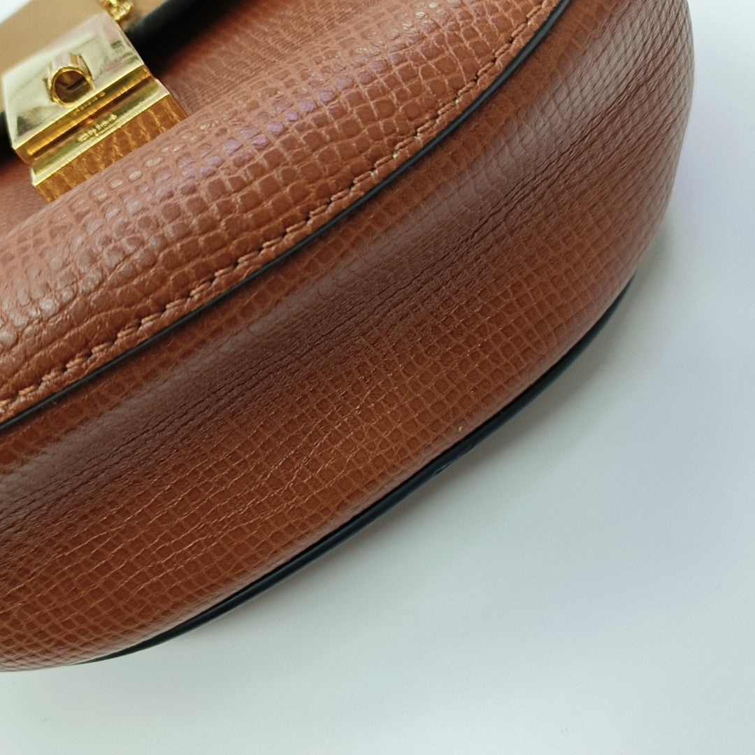Drew Mini Calfskin Brown