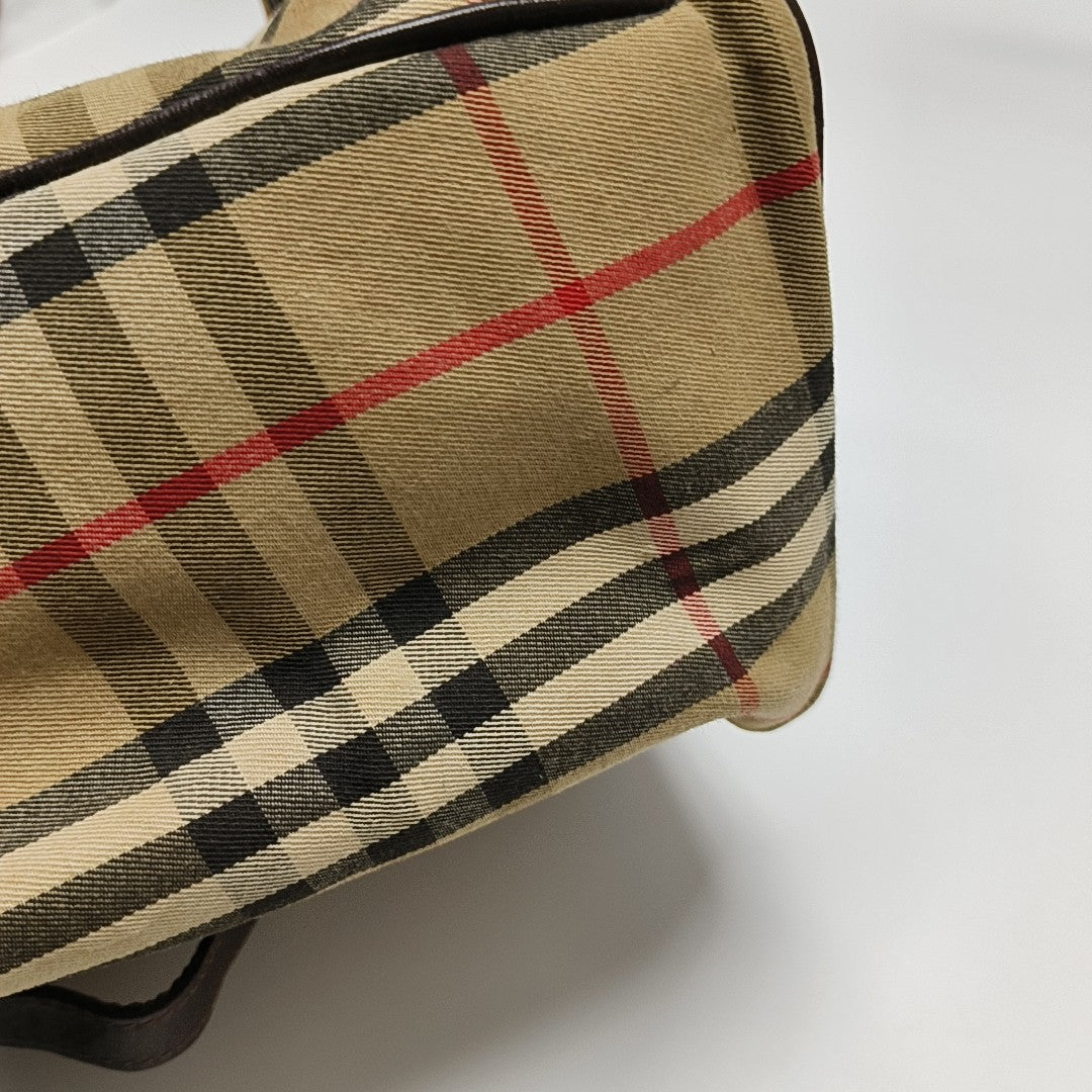 Canvas Shoulder Bag Brown