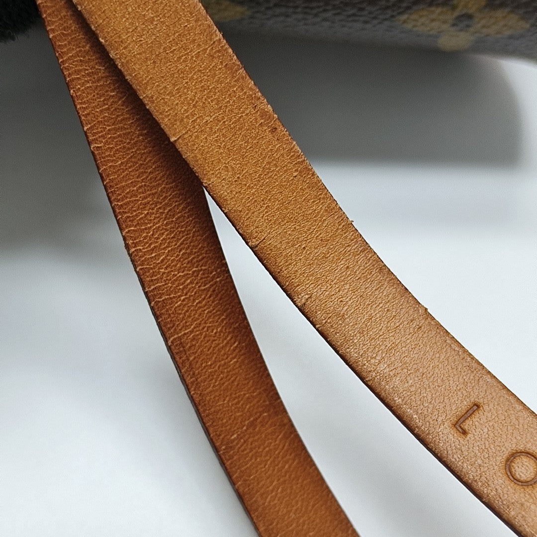 FLORENTINE Monogram Coated Canvas Brown