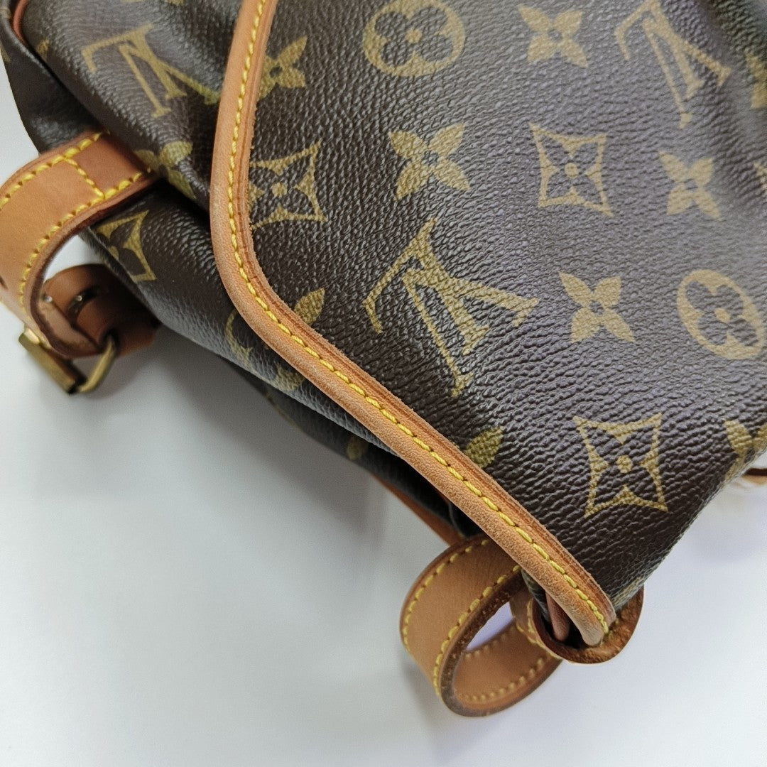 SAUMUR Monogram Coated Canvas Brown
