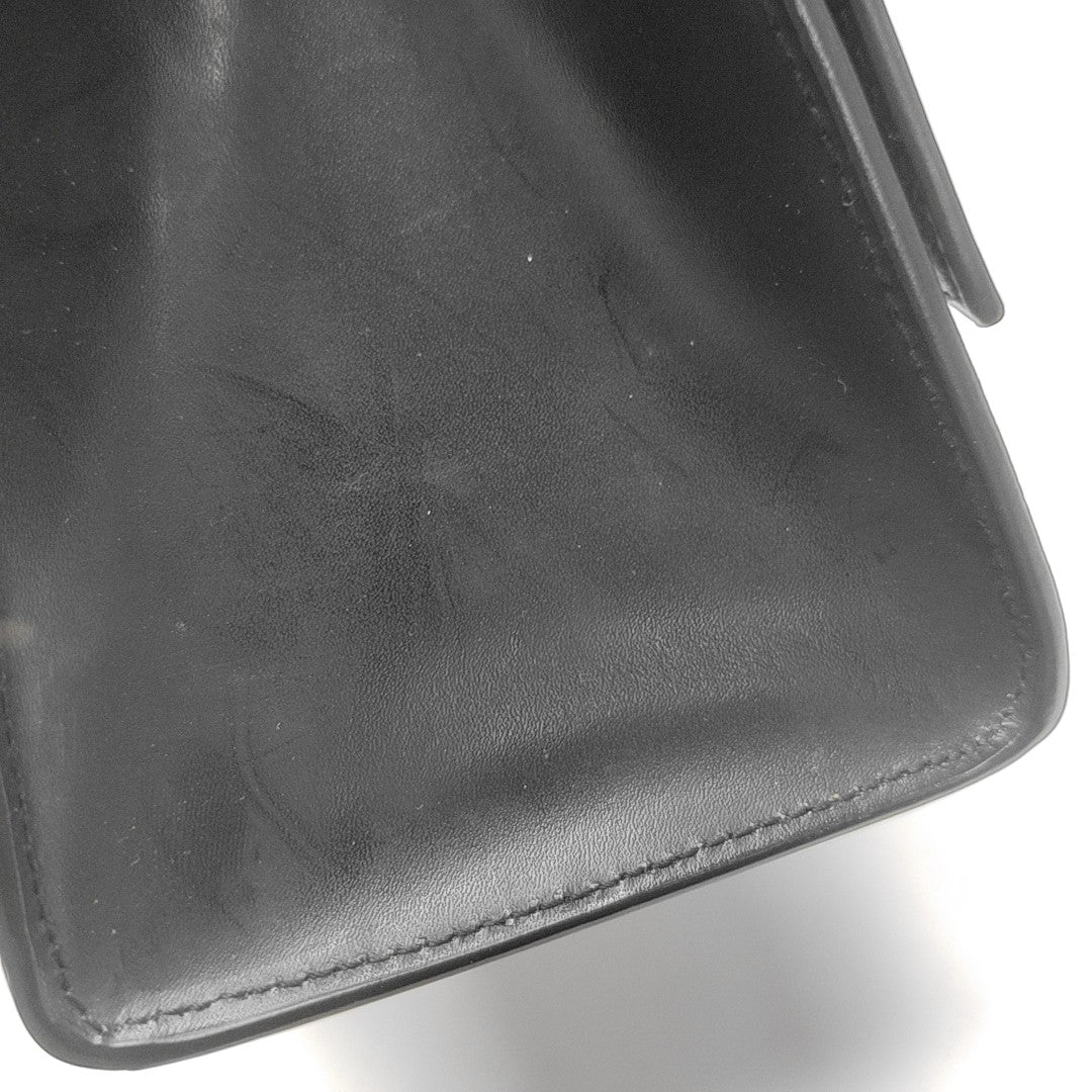 Hourglass S Calfskin Black