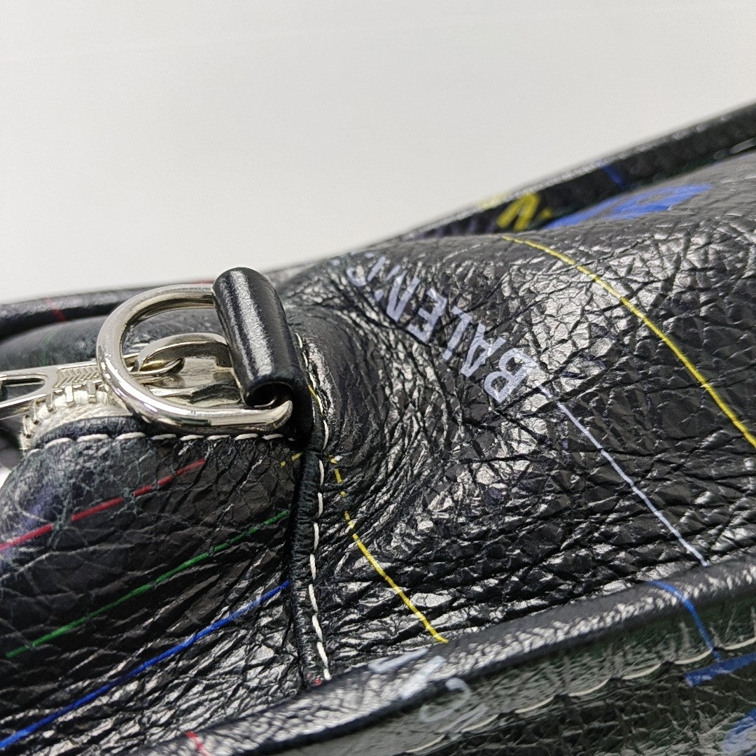 Bazar Calfskin Black