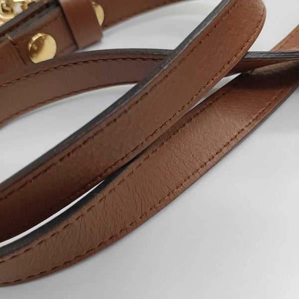 DAUPHINE MM Monogram Coated Canvas Brown