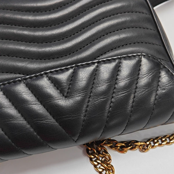 NEW WAVE Quilted Calfskin Black