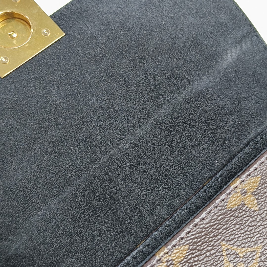 LOCKY BB Monogram Coated Canvas Brown