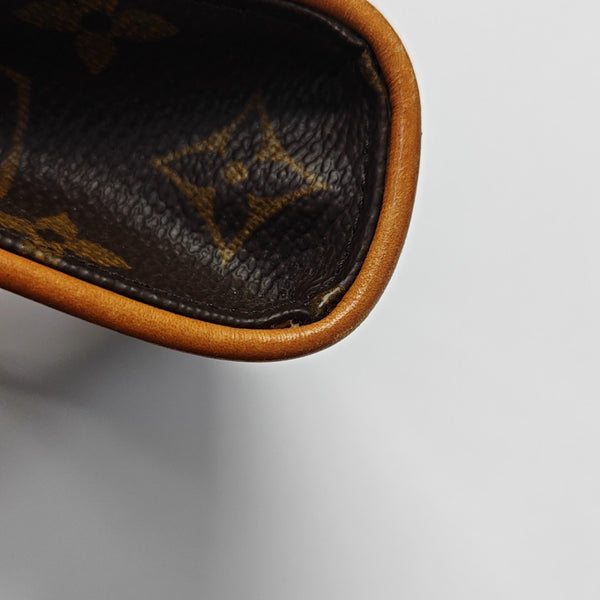 FLORENTINE Monogram Coated Canvas Brown