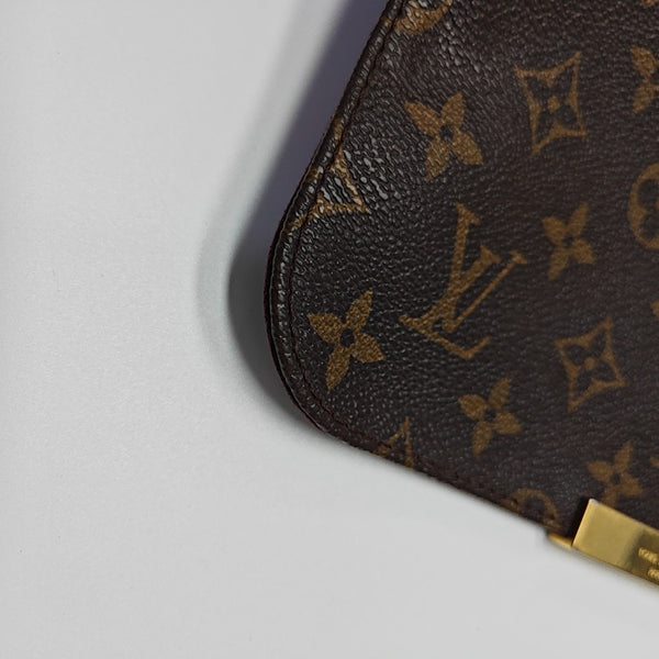 FAVORITE MM Monogram Coated Canvas Brown