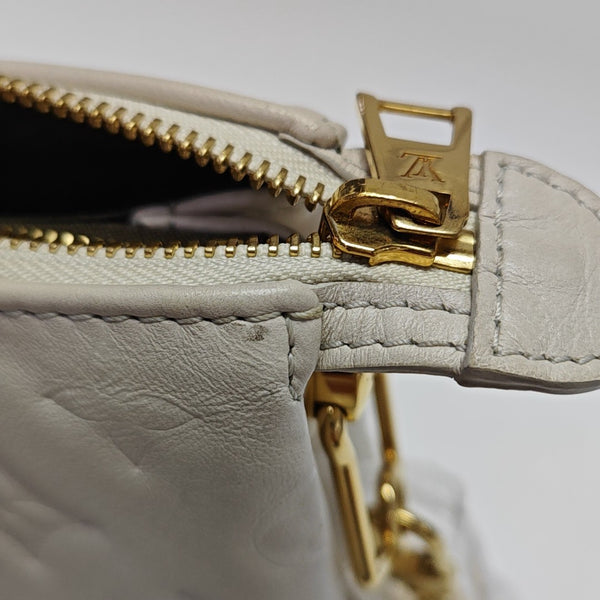 COUSSIN PM Lambskin White