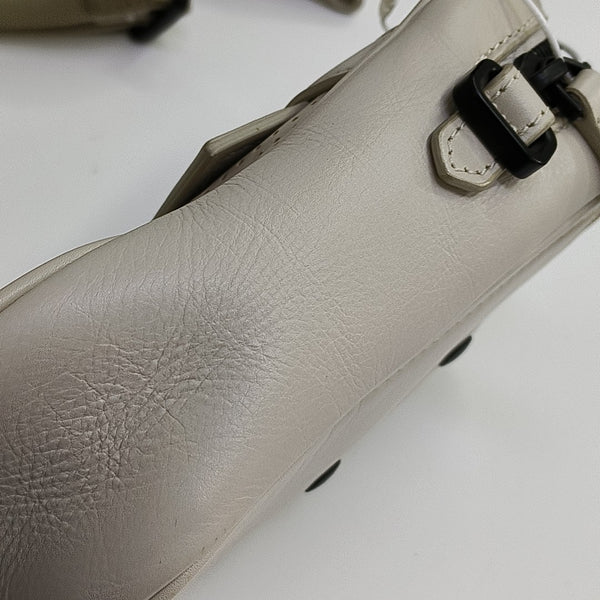 Calfskin Shoulder Bag White