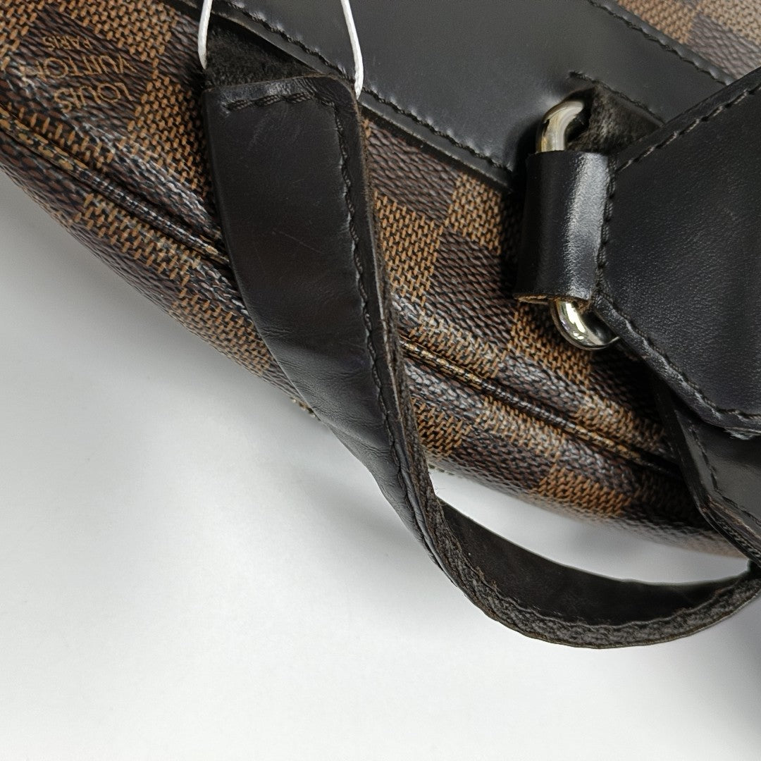 JAKE Damier Ebene Coated Canvas Brown