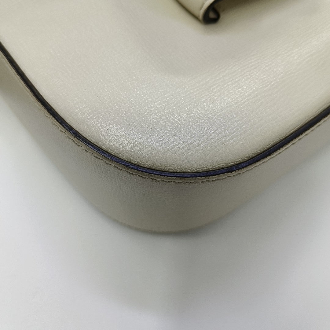 Horsebit 1955 Mini Calfskin White