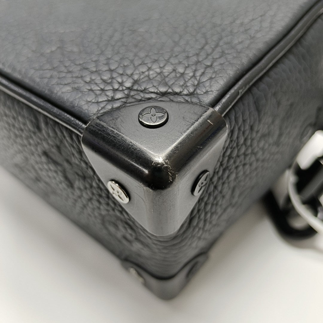 SOFT TRUNK Mini Monogram Calfskin Black