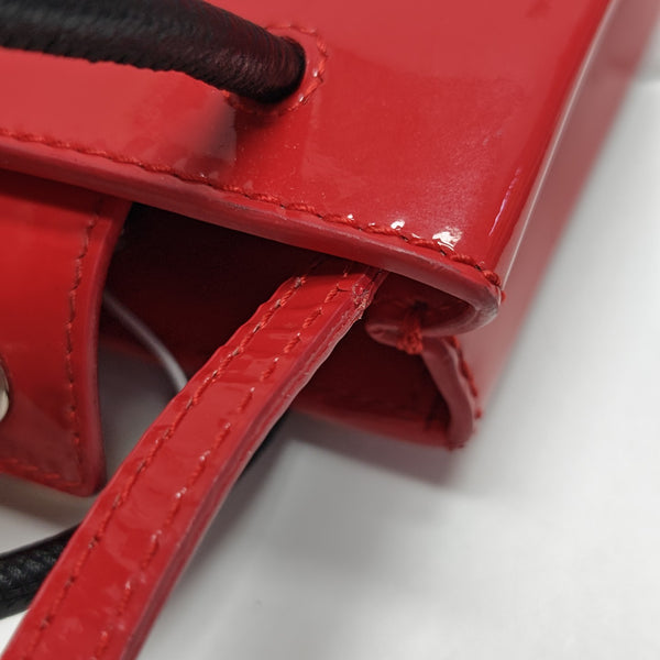 Shopping Bag Calfskin Red