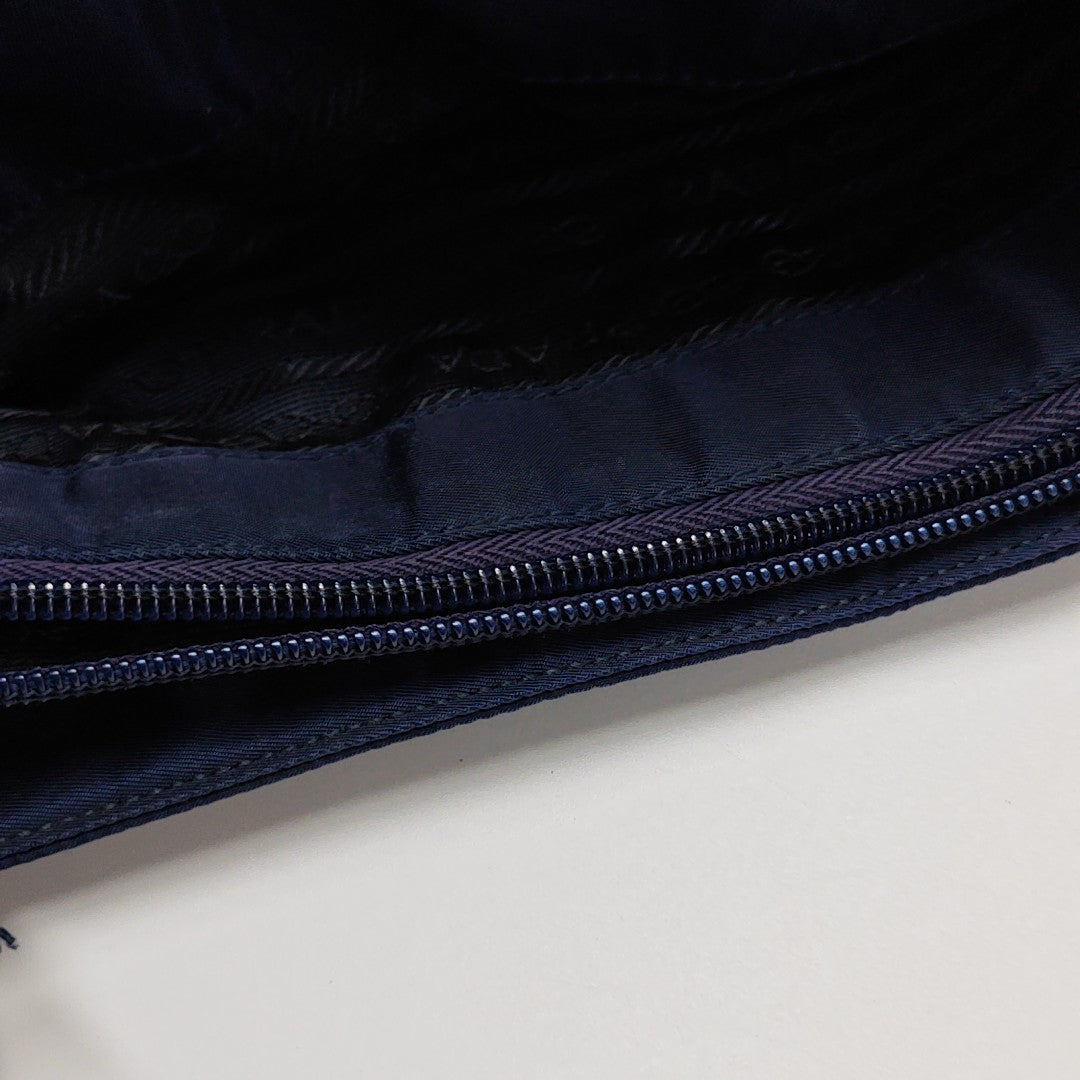 Nylon Tote Bag Blue