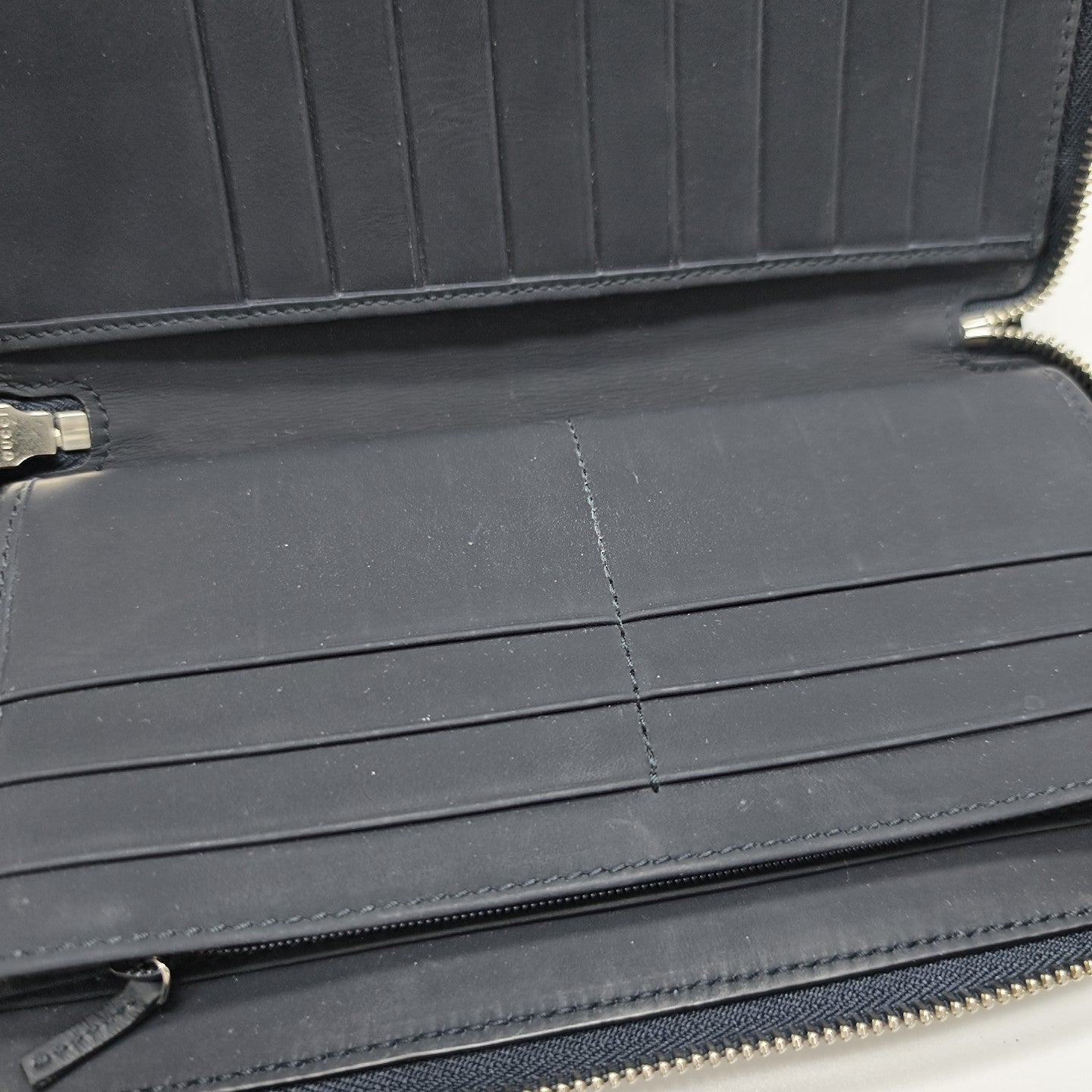 Monogram Calfskin Wallet Blue