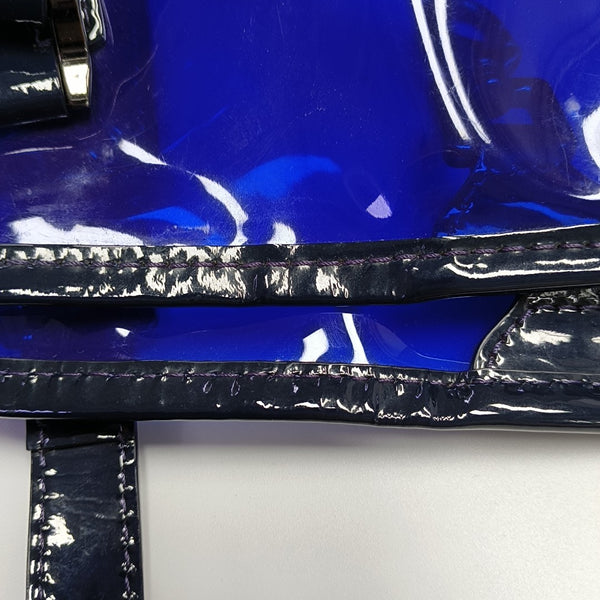 Plastic Shoulder Bag Blue