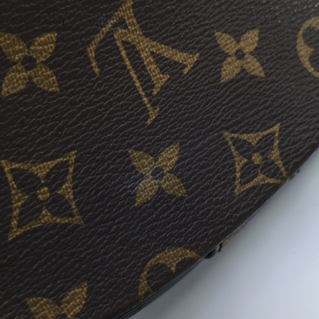 CHRISTOPHER MM Monogram Coated Canvas Brown