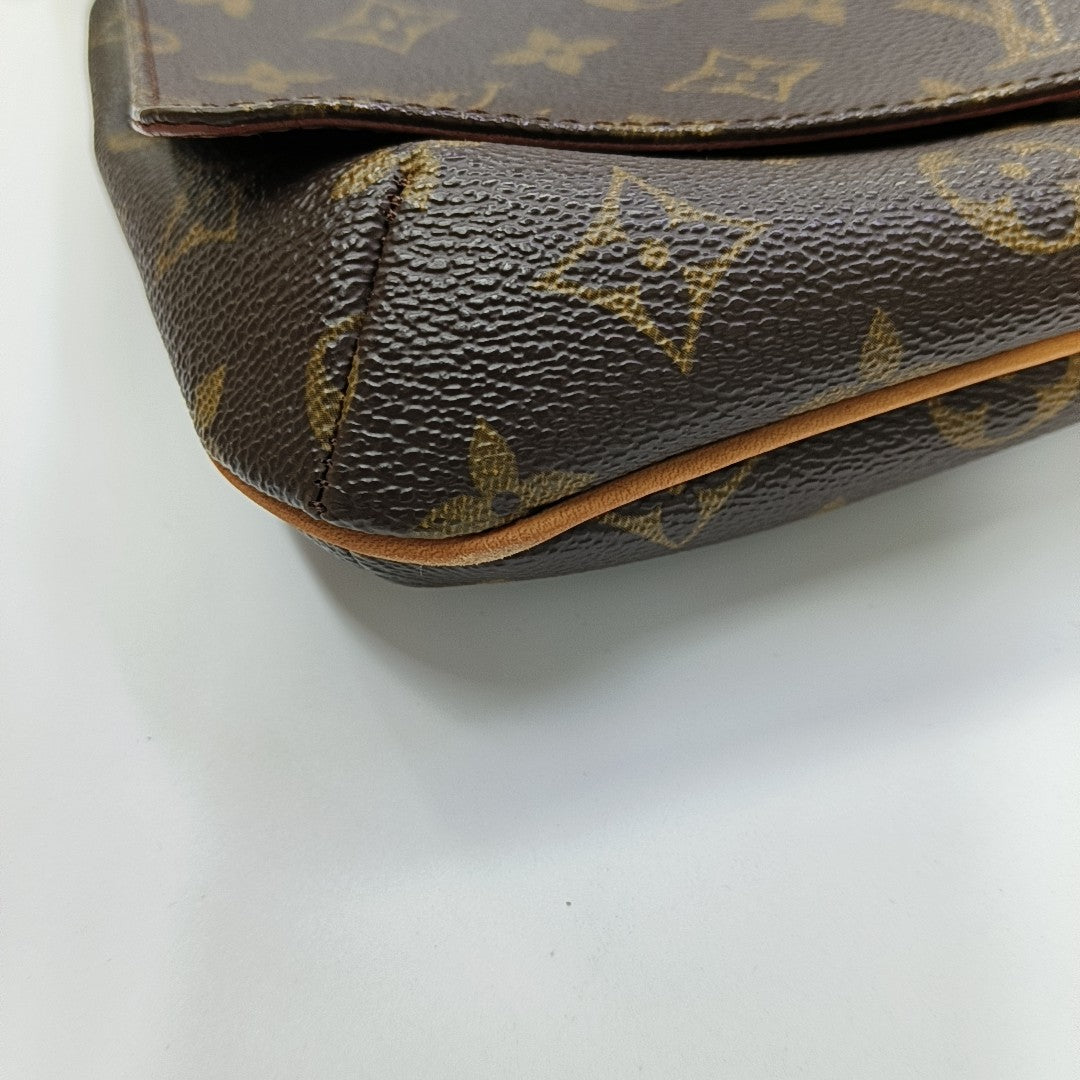MUSETTE TANGO Monogram Coated Canvas Brown