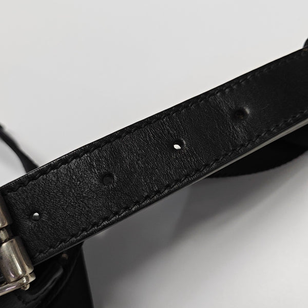 Fabric Shoulder Bag Black