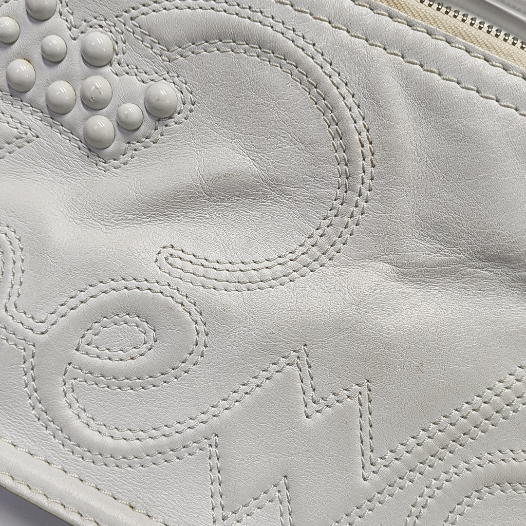Quilted Calfskin White