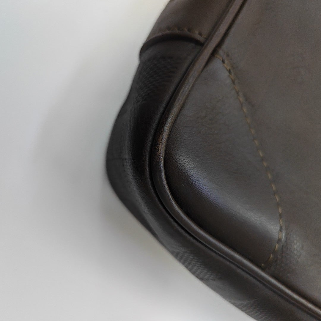 PORTE-DOCUMENTS Damier Ebene Calfskin Brown