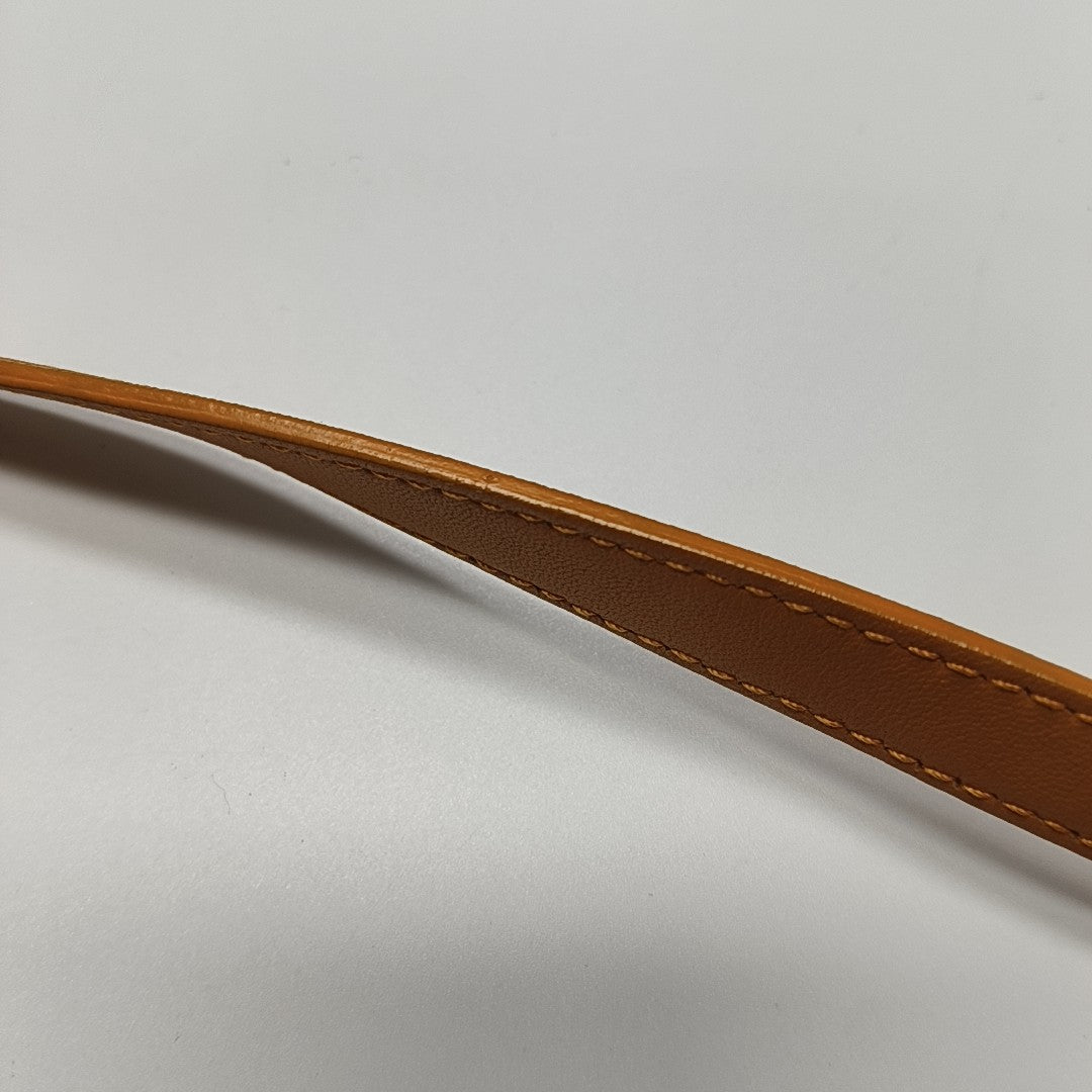 Calfskin Shoulder Bag Orange