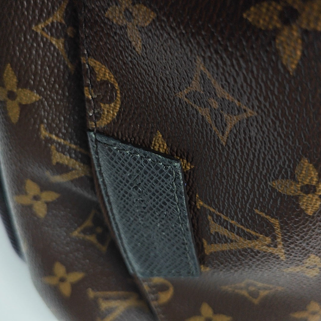 JOSH Monogram Coated Canvas Brown