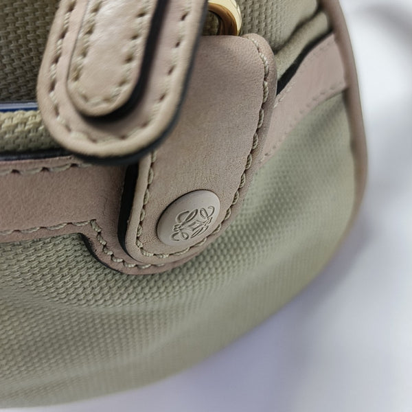 Canvas Shoulder Bag Beige