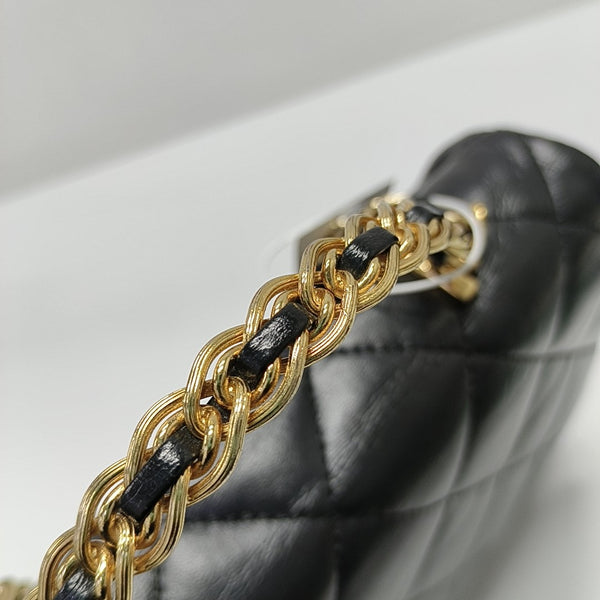 WOC Quilted Lambskin Black