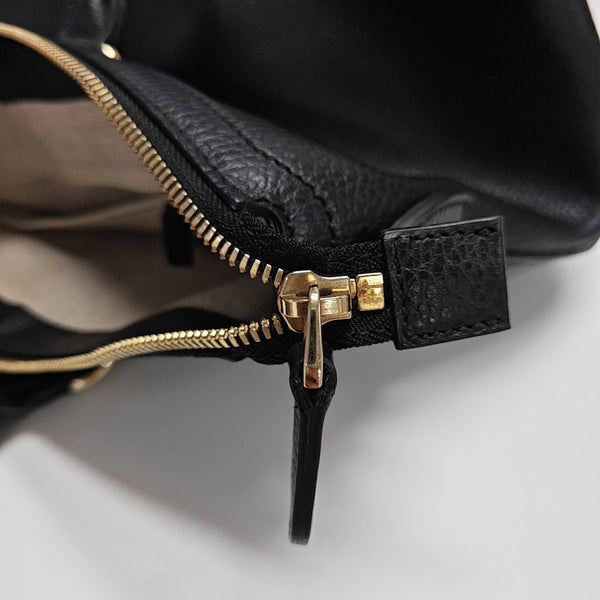 Microguccissima Calfskin Black