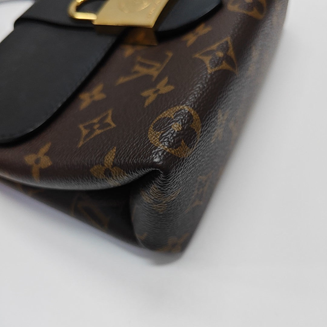 LOCKY BB Monogram Coated Canvas Brown
