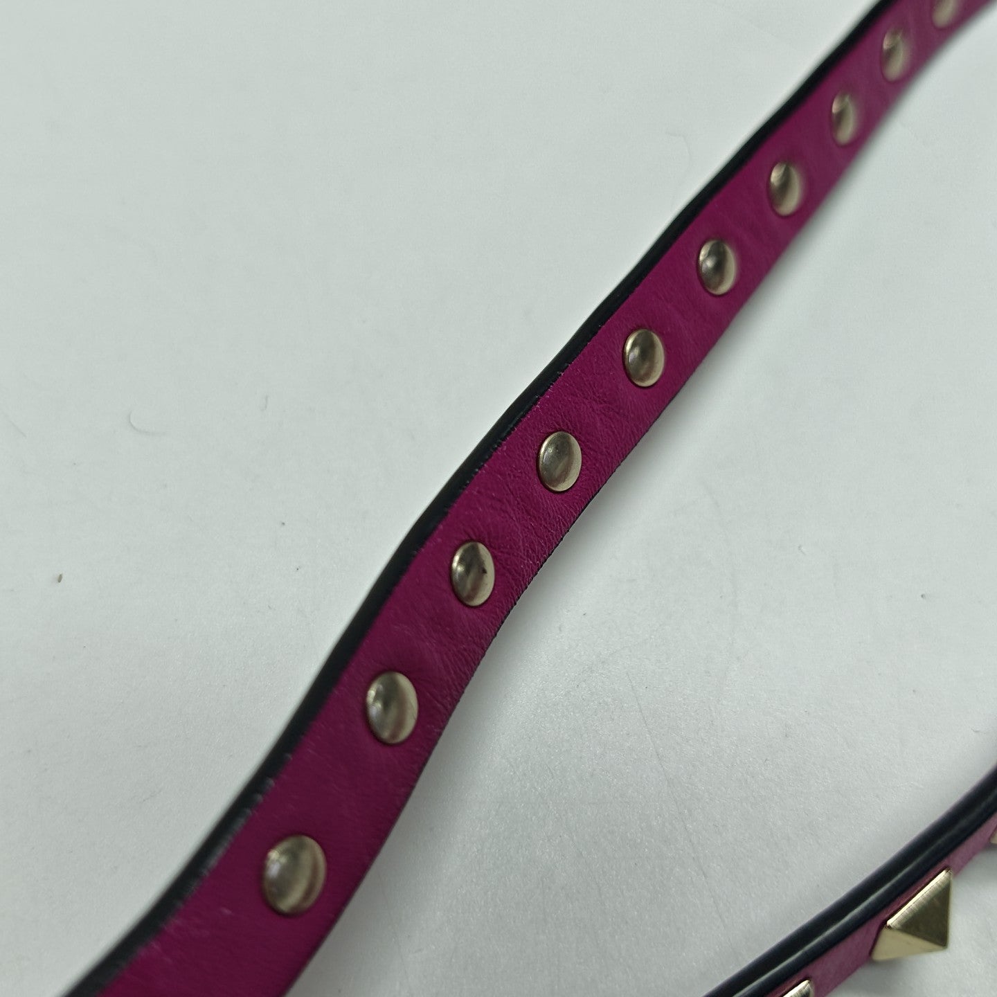 Rockstud Calfskin Purple