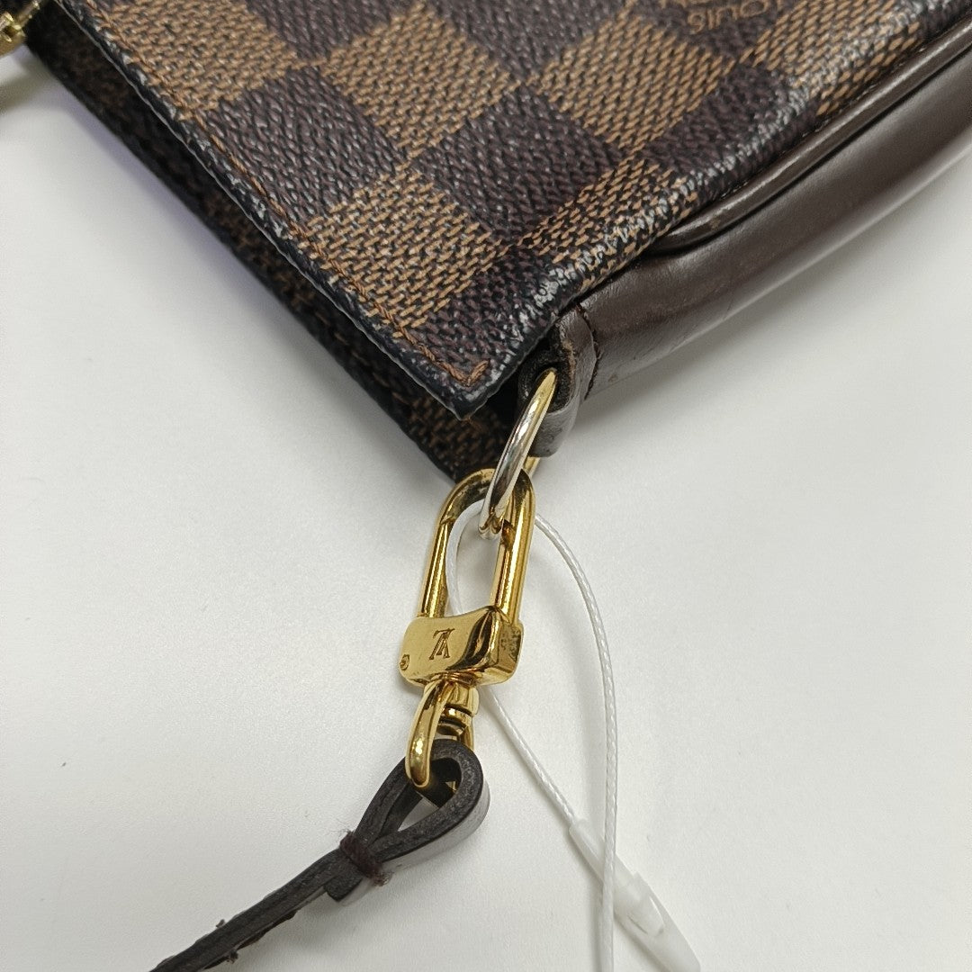 ACCESSOIRES Damier Ebene Coated Canvas Brown