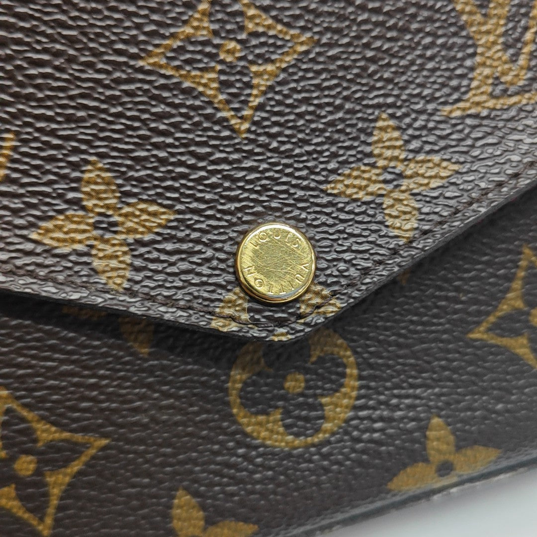 FÉLICIE Monogram Coated Canvas Brown